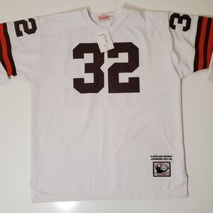 NWT Vintage Jim Brown Mitchell & Ness Jersey Sz.56